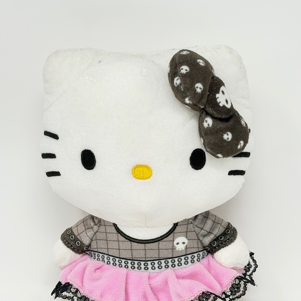 Goth Hello Kitty plush